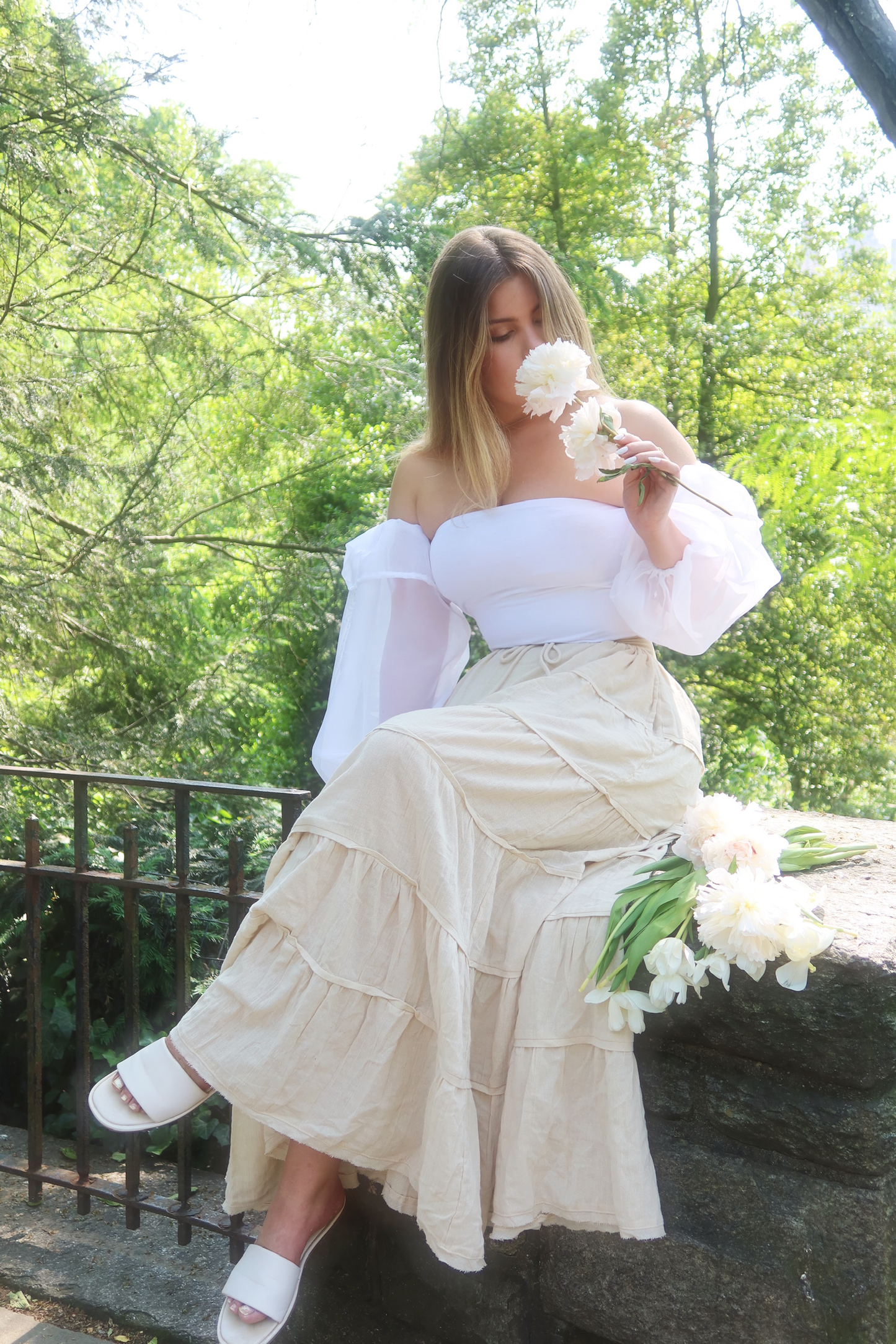 White Repurposed Bandeau