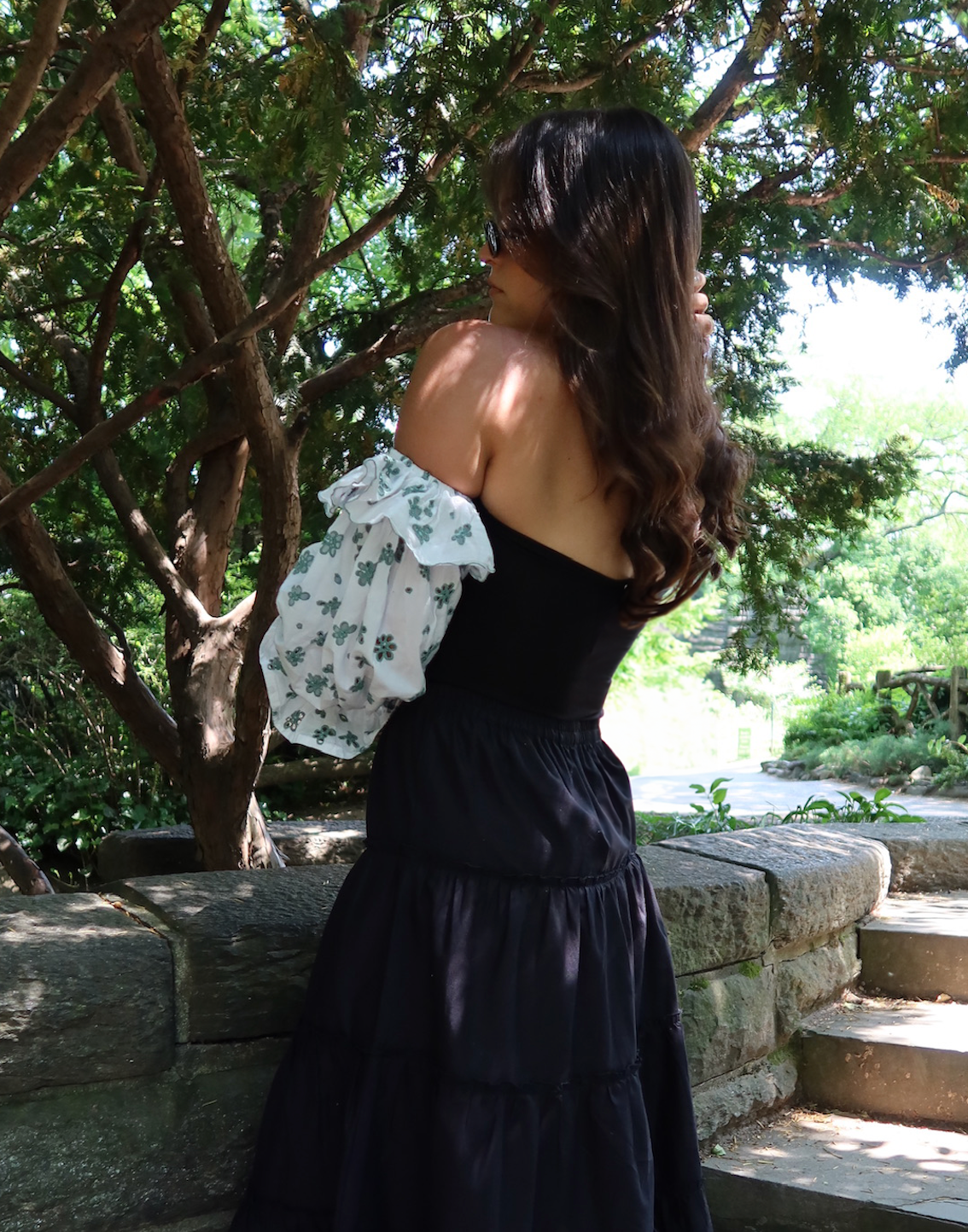 Black & White Eyelet Bodysuit